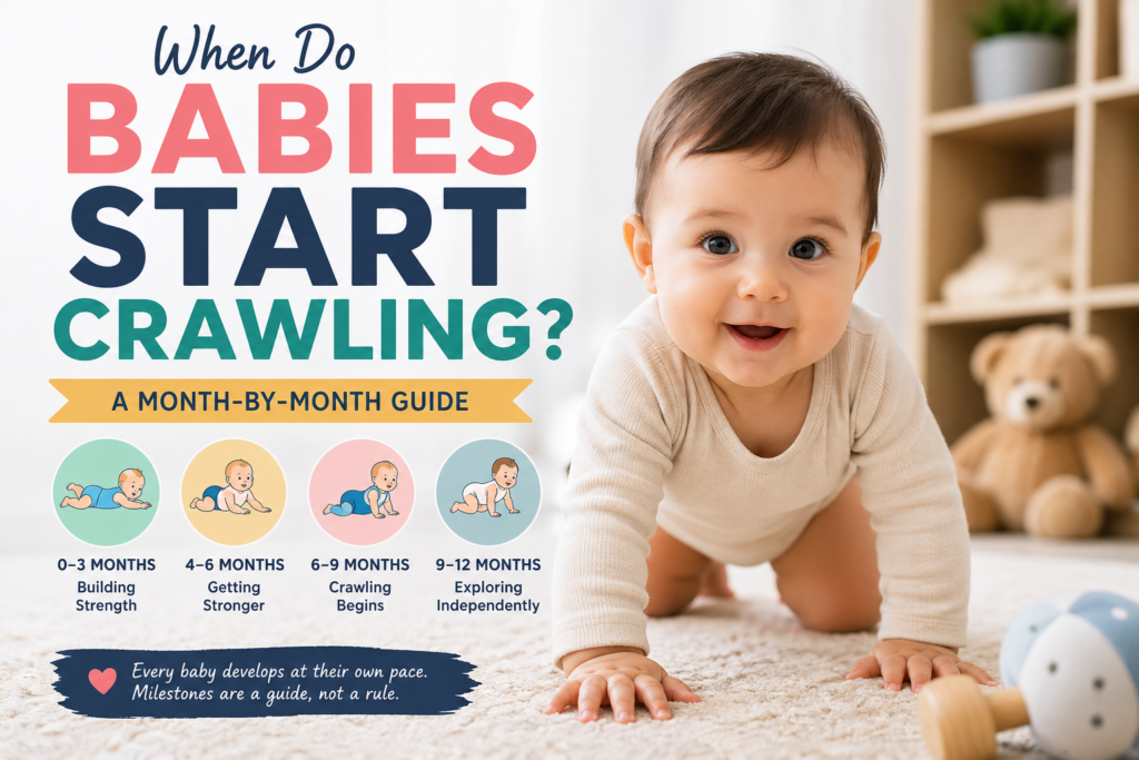 When Do Babies Start Crawling? A Month-by-Month Guide